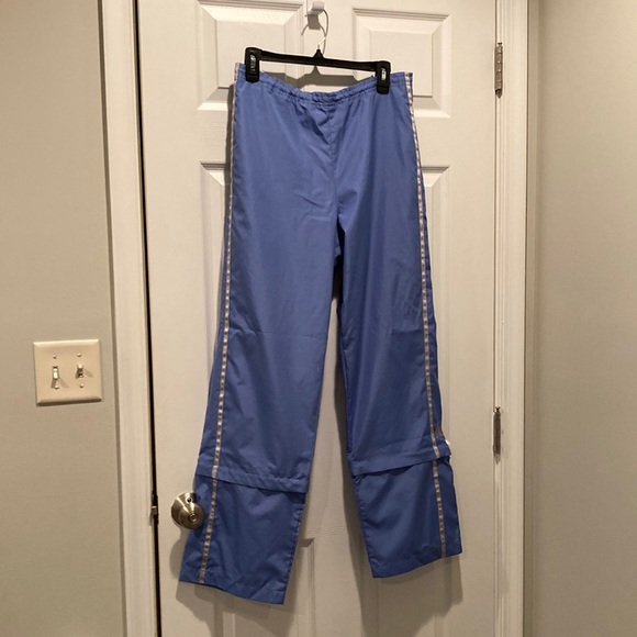 Vtg 90s? New Balance light blue convertible track pants, Sz L - Picture 1 of 5